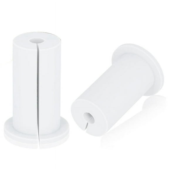 2Pcs Cable Routing Kit for , Cable Feed Through Bushings for 1Inch Wall Hole, Ethernet Cable Wall Grommet,White