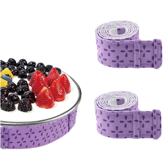 2Pcs Cake strips for even baking, Baking strips for cake pans, Baking Supplies and Cake leveler