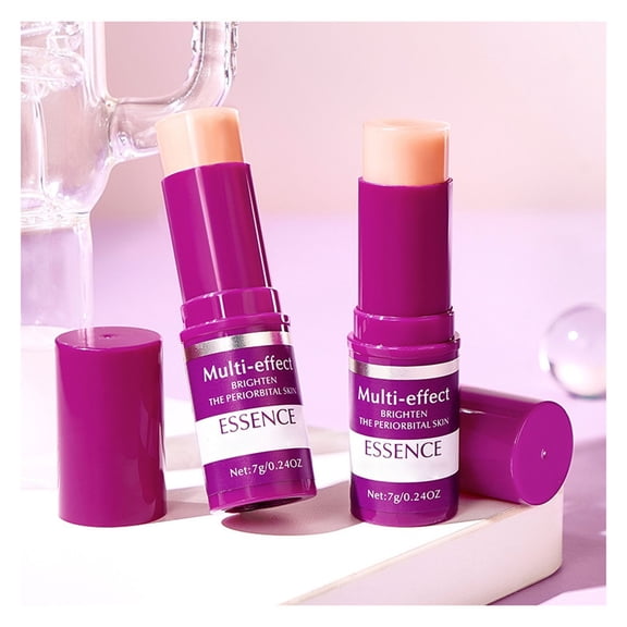 2Pcs Calcium Volume Multi Balm Stick, Collagen Moisturing Stick, Korean Collagen Moisturing Stick, Wrinkle Core Stick, Moisturizing Cream, Firming Skin, Suitable for Eyes, Neck, Face, 0.24oz