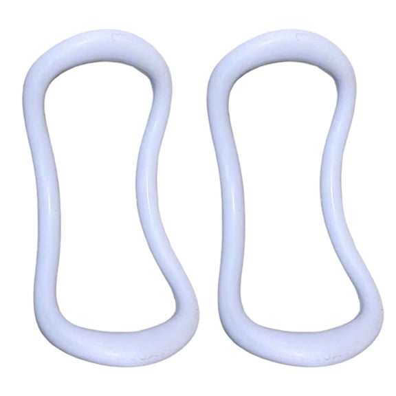 2Pcs Calf Yoga Ring Portable Lightweight Fitness Leg Ring Yoga Pilates Training Body Stretching Muscles Massage Exercise Circle Tool Home Gym Workout Equipment