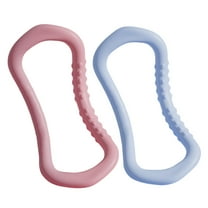 2Pcs Calf Yoga Ring Portable Lightweight Fitness Leg Ring Yoga Pilates Training Body Stretching Muscles Massage Exercise Circle Tool Home Gym Workout Equipment