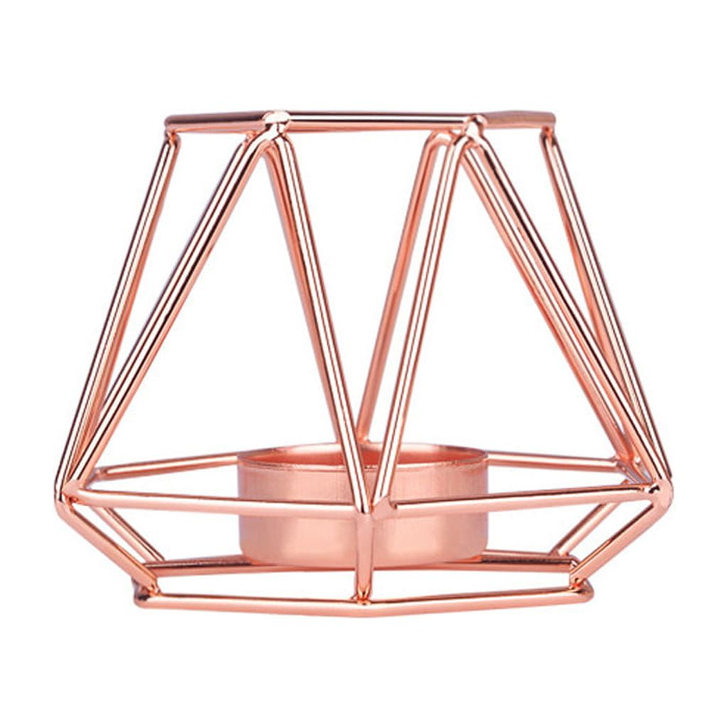 2Pcs Candle Holders For Pillar Candles Nordic Style Wrought Iron