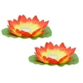 2Pcs Candle Holders For Pillar Candles Wishing Water Lantern River