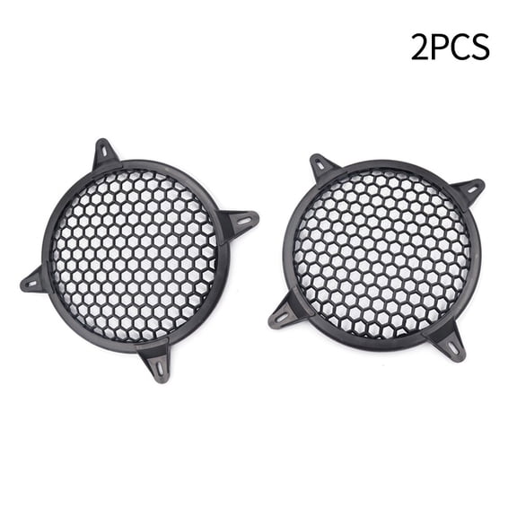 2Pcs Car 12 Inches Speaker Grill Abs Mesh Audio Subwoofer Guard Protector Cover Case Interior Parts Direct Installation