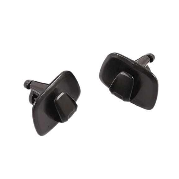 2Pcs Car Black ABS Interior Roof Hooks Clothes Hanger Hook Trim For Volvo V90 S90 XC40 XC60 XC90 2015-2020
