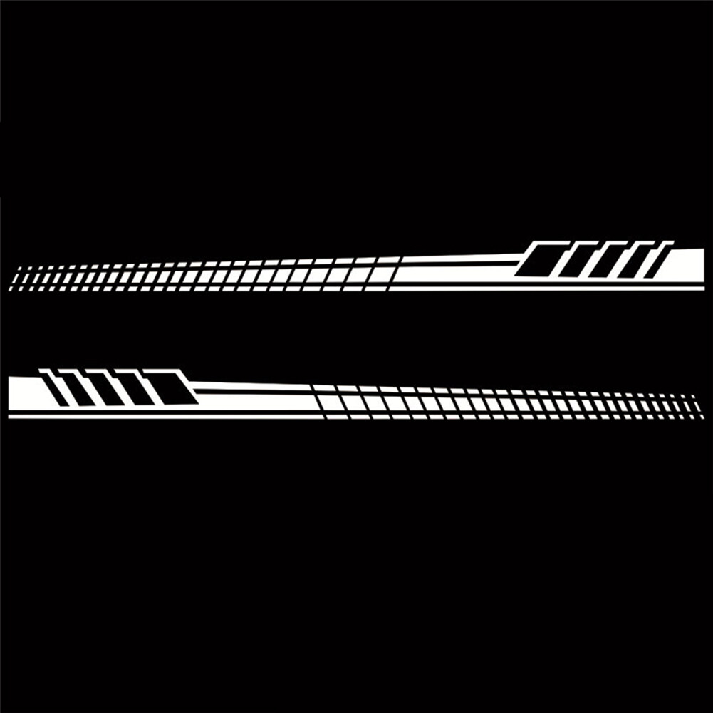 Car Door Side Stripes Skirt Body Decal Racing Sport Styling Stickers For Toyota Land Cruiser 200 2016-2020 Car Body Stickers - 34