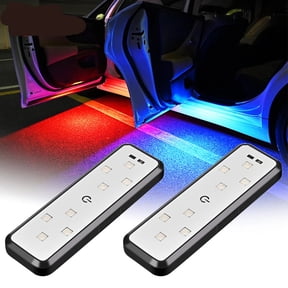 2Pcs Car Door Lights Led Welcome Light Magnetic Usb Charging Auto Open Door Safe Anti-Collision Lamp