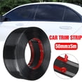 thumbnail image 1 of 2Pcs Car Fender Flare Wheel Eyebrow Arch Extension Protector Moulding Trim Strip, 1 of 9