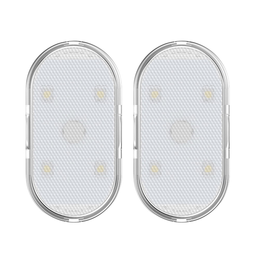2Pcs Car Interior LED Light 7 Colors Vehicle Atmosphere Light Car