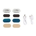 2Pcs Car Interior LED Sensor Light USB Rechargeable Touch Switch Light