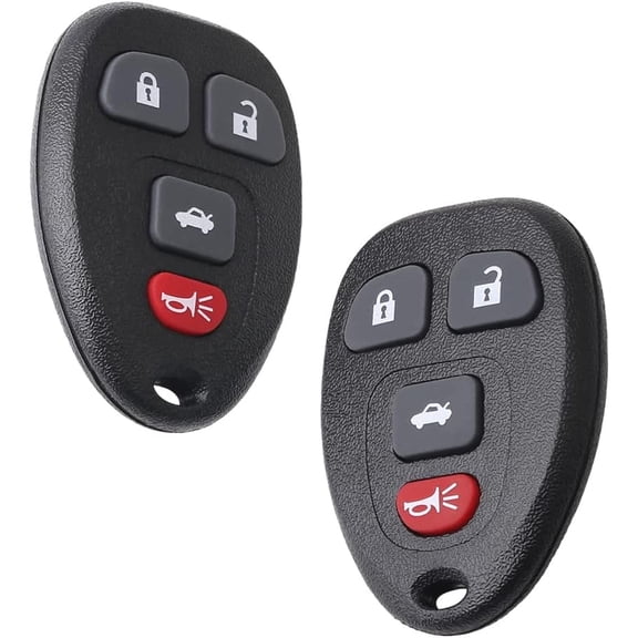 2Pcs Car Key Fob Keyless Entry Remote KOBGT04A 4-btn Compatible with ACROSSE Cobalt Malibu G5 G6 Grand Prix Solstice Aura Sky 15252034
