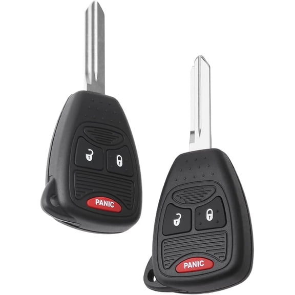 Key Fob Keyless Entry 2005-2007 for Chrysler for 300 3.5L, 2005-2007 for Chrysler for 300 5.7L, 2008 for for Avenger 2.0L OHT692713AA OHT692714A (2 PCS) 3 buttons 315Mhz