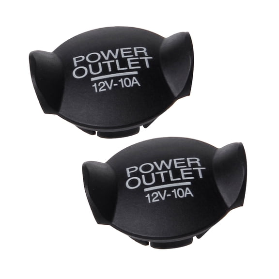 2Pcs Car Lighter Outlet Cover 12V Power Socket Plug Cover Caps Dustproof Plug Caps for Car Power Port Outlet