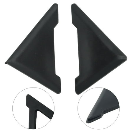 2Pcs Car Out Door Corner Protector Black Bumper Guard Cover Pvc Anti-Scratch Sticker Car Universal Accessories