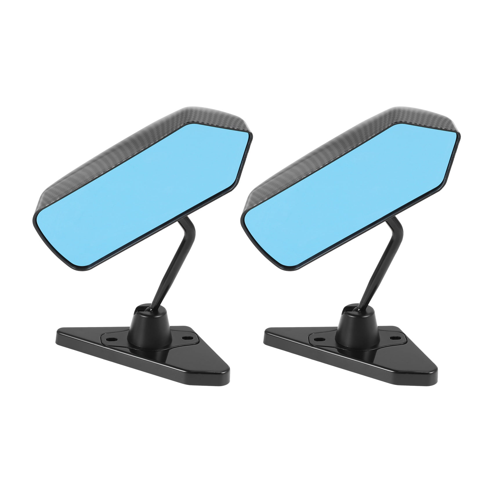 2Pcs Car Racing Universal Side Rear View Mirror Wide Angle Metal