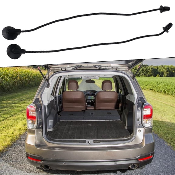 2Pcs Car Rear Inner Tonneau Hatch Cover Lift Strap String For Ford Focus Hatchback Mk3 2011-2017 Mk3 3 Door Or 5 Door Hatchback Fangkenuo