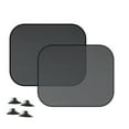 thumbnail image 1 of 2Pcs Car Rear Window Side Sun Shade Cover Static Cling Visor, UV Protection Heat Blocking No Glue Film, Easy Install Peel & Stick Sun Shield for Car SUV Auto Interior Kids, 1 of 5