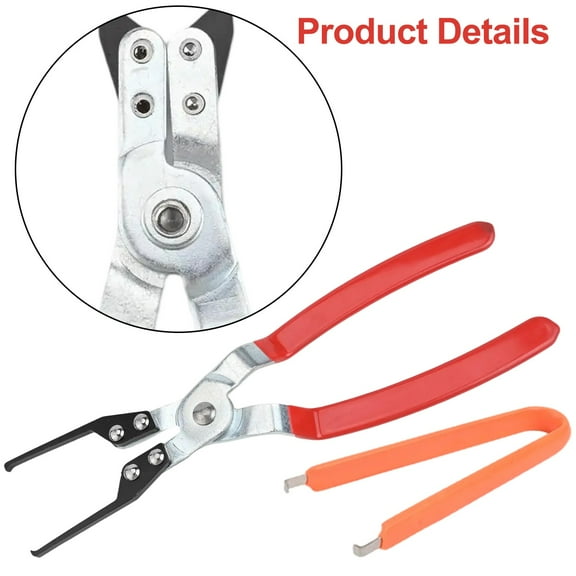 2Pcs Car Relay Puller Plier Relay Extraction Pliers Fuse Puller Pliers Tool Fuse Clamp Disassembly Car Repair Tool