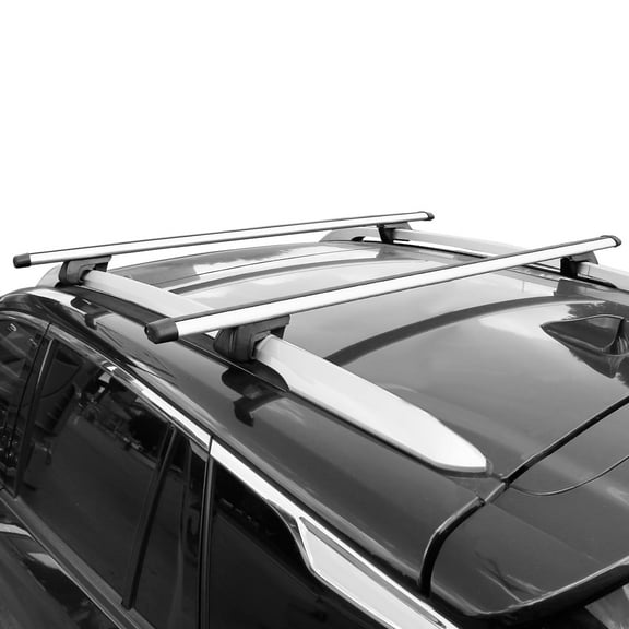 2Pcs Car Roof Top Crossbar Rack, iMounTEK Aluminum Alloy Luggage Carrier Rack 330lbs Max Load with Lock