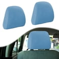 thumbnail image 1 of 2Pcs Car Seat Headrest Cover, Car Accessories Flexible Car Headrest Covers, Reusable Anti-Dirty Headrest Protector, Universal for Cars, Vans, Trucks, 1 of 9