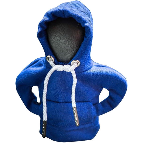2Pcs Car Shift Knob Hoodie,Gear Shift Hoodie,Funny Sweater Hoodie for Gearshift,Automotive Interior Accessories ﻿