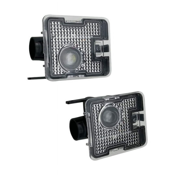 2Pcs Car Side Led Lighting Sign Projection Lamp Rearview Mirror Lighting Welcome Light y12868