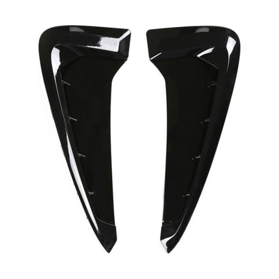 2Pcs Car Side Wing Fender Air Guide Vents Trim Black For Bmw X5 X5M F15 F85 2014-2018 Auto Side Wing Fender Cover Decoration