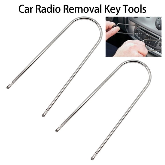 2Pcs Car Stereo Radio Removal Keys CD Changer Disassembly Tool Fit For Z2H6