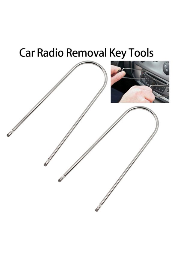 2Pcs Car Stereo Radio Removal Keys CD Changer Disassembly Tool Fit For Z2H6