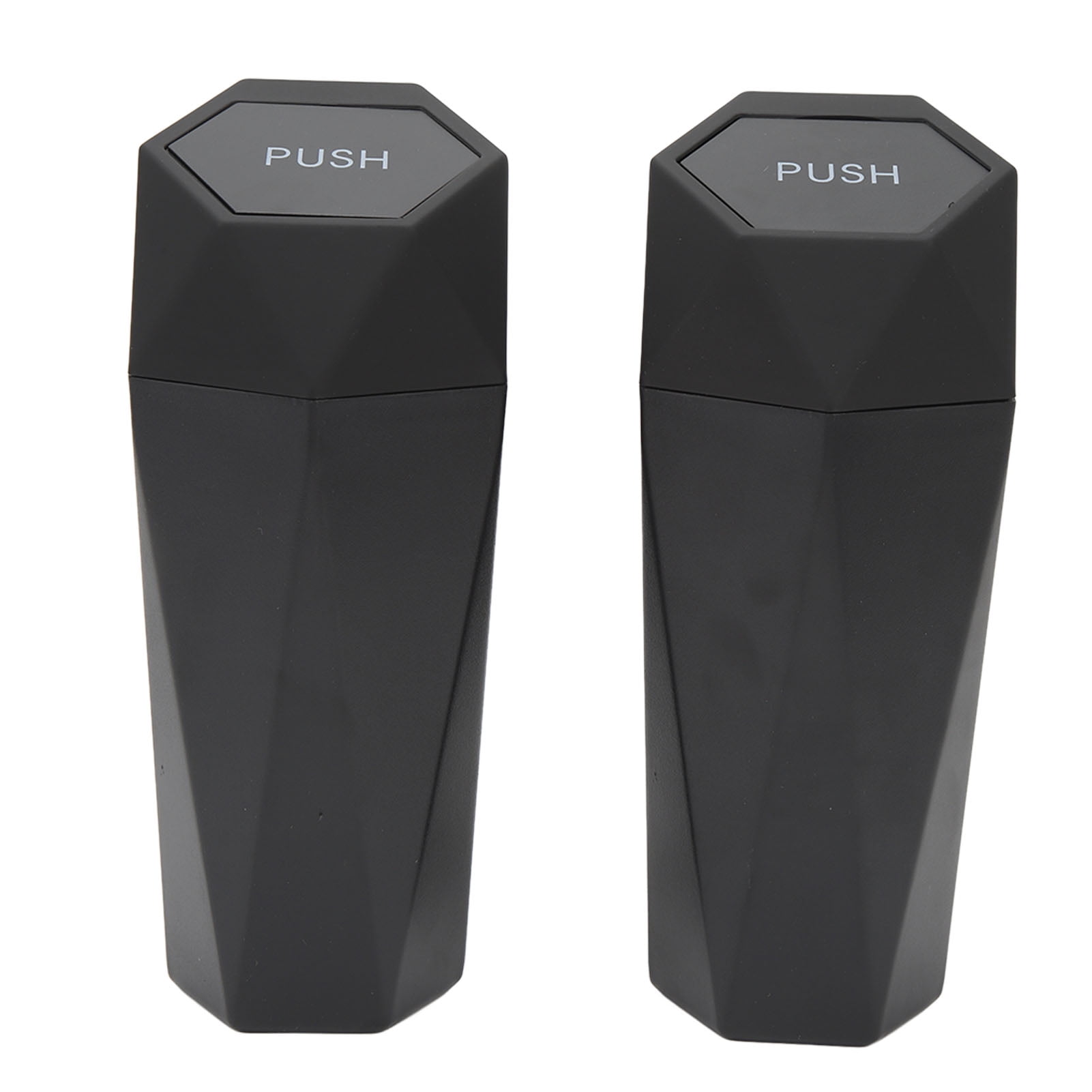 2Pcs Car Trash Can with Lid Waterproof Decorative Automotive Portable