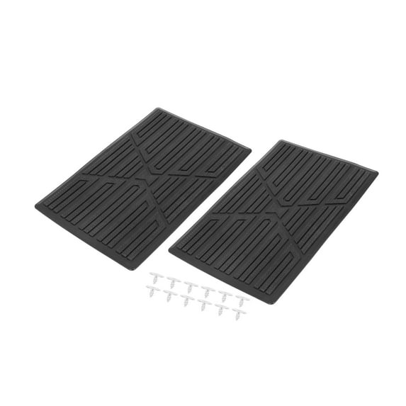 2Pcs Car Vehicles Trucks Floor Carpet Mat Patch Heel Scuff Plate Pedal Pad