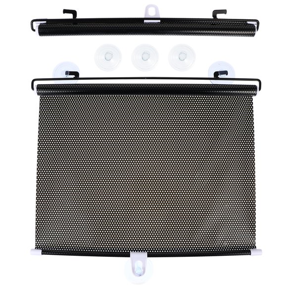 2Pcs Car Window Sun Shade Cover Automatic Mesh Window Curtain Sun Visor Net