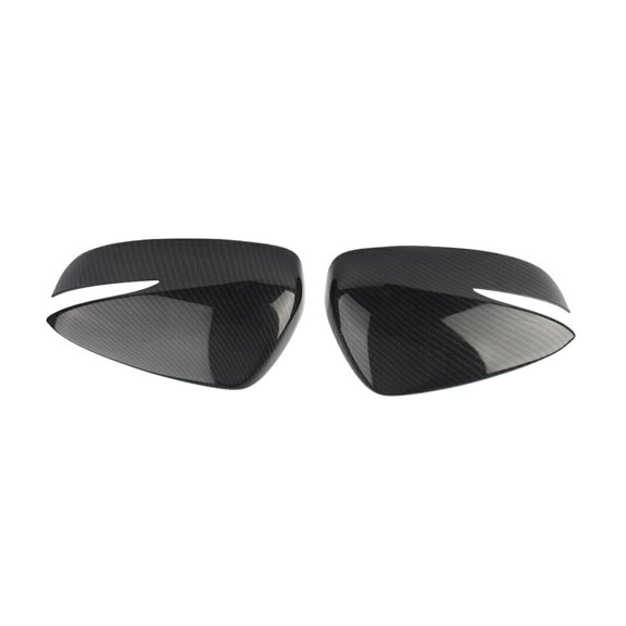 2Pcs Carbon Fiber Black Rearview Mirror Covers Fit For Mazda CX-3 2015-2019 CX-4 2016-2019 CX-5 2015-2016