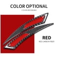 thumbnail image 1 of 2Pcs Carbon Fiber Car Wheel Eyebrow Arch Trim Lips Fender Flares Protector Strip, 1 of 5