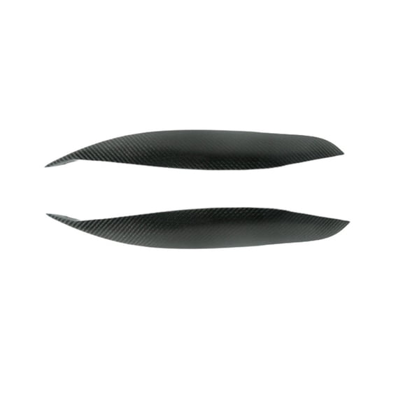 2Pcs Carbon Fiber Headlight Eyelid Eyebrow Trim For Honda Civic 1999 2000