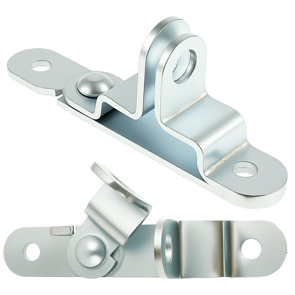 2Pcs Cargo Trailer Door Latch Heavy Duty Ramp Locking Hasp Easy to Install Trailer Lock Bar Multipurpose Enclosed Latch for Racing Car Automobile Motorcycle Utility Vehicles