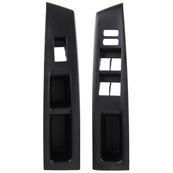 2Pcs Cars Front Armrest Upper Panel Set Replacement, Easy Install, Black for Toyota Vitz 2010-2014