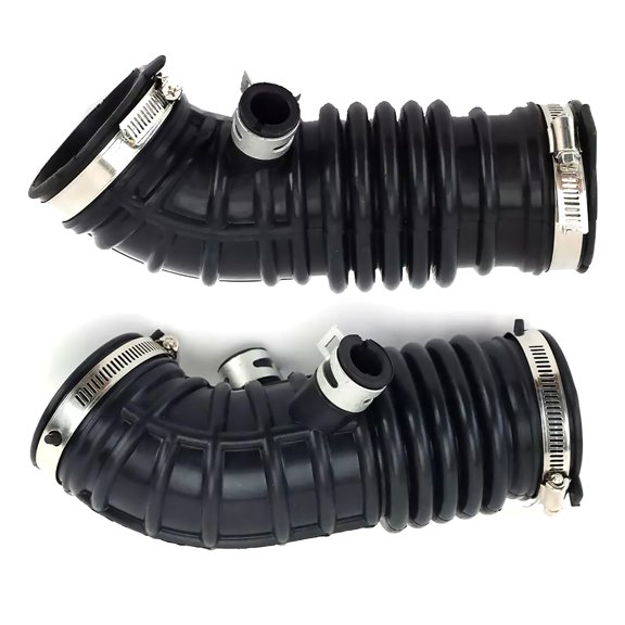 2Pcs Cars Spare Left & Right Rear Air Intake Tubes for INFINITI G35 EX35 G37 3.5L 2007-2012, Black