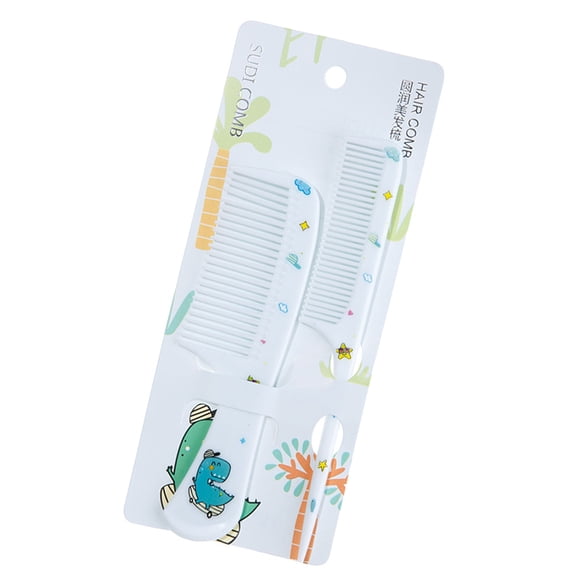 2Pcs Cartoon Hair Comb Set Wide Tooth Comb,Fine Tooth Teasing Comb,Detangling Hair Comb for All Hair Types Gifts
