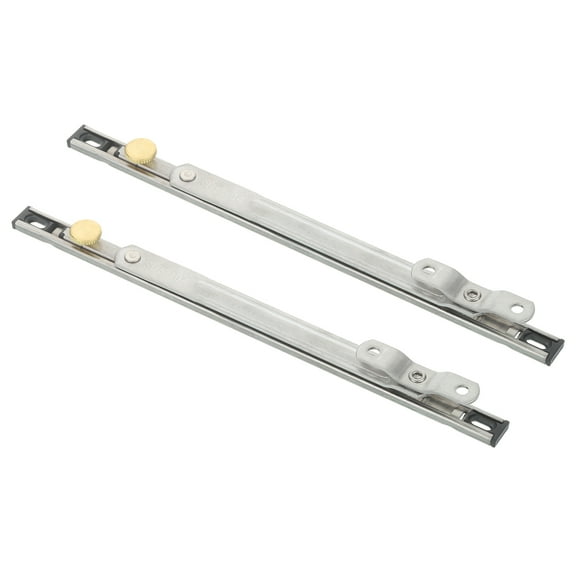 2Pcs Casement Window Hinges, 10" 304 Stainless Steel Adjustable Window Stays