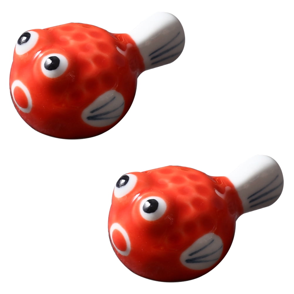 Ceramic Fish Chopsticks Holder Stand Porcelain Chopstick Rest