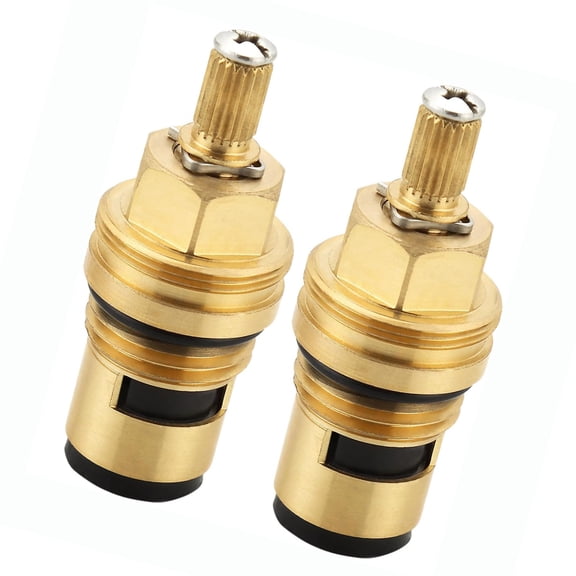 2Pcs Ceramic Disc Cartridges Replacement Water Valves Cartridges for Faucets Suitable for 45882000 & 45883000