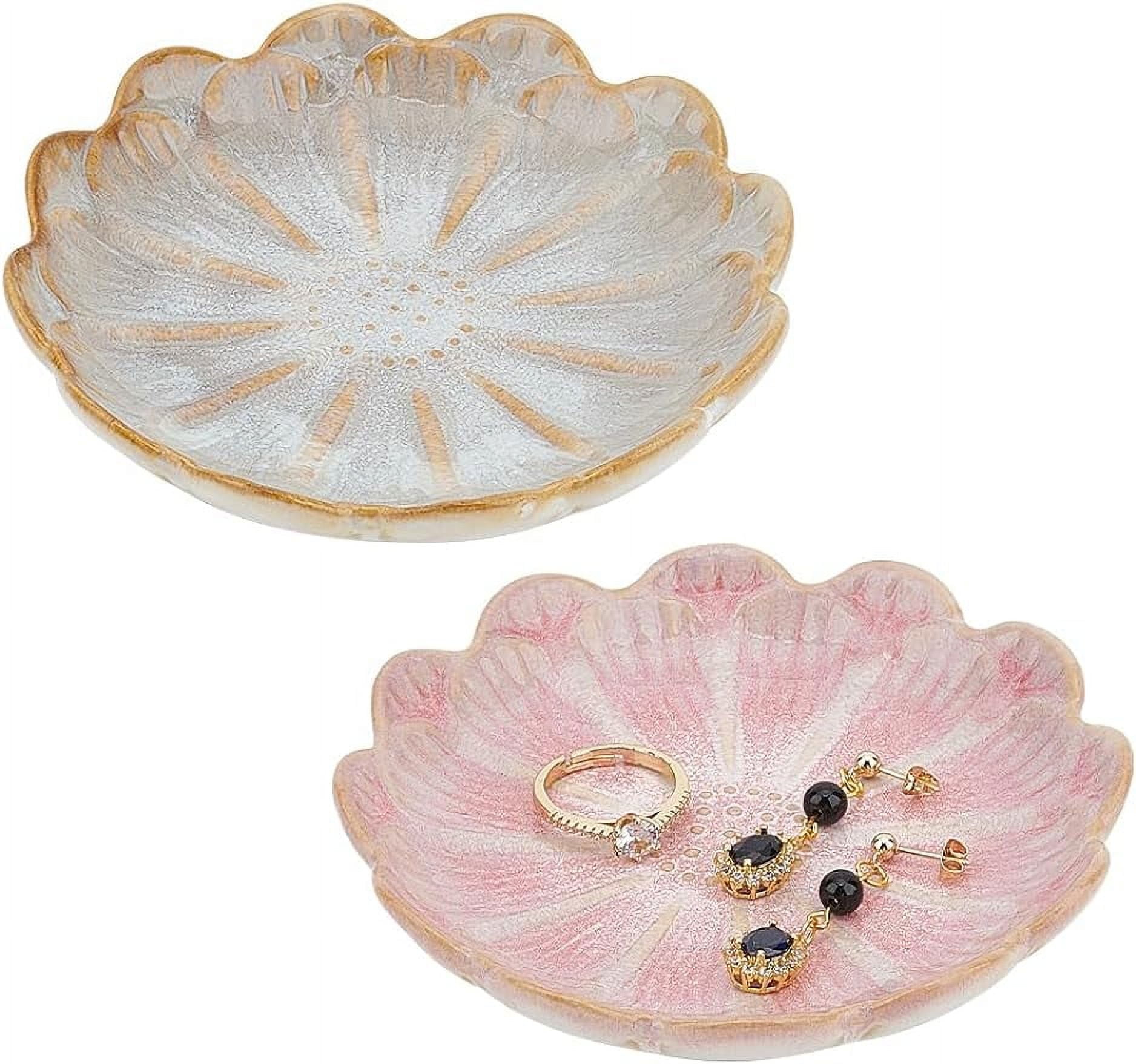 Lavender Large Ceramic Jewelry Tray
