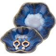 thumbnail image 1 of 2Pcs Ceramic Jewelry Tray Lotus Leaf Shape Ring Dish Holder Porcelain Trinket Tray Decorative Trinket Plate Porcelain Dipping Dish, 1 of 6
