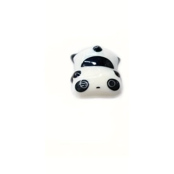 2Pcs Ceramic Panda Chopstick Rest, Cute Cartoon Tableware Decor for Dining Table