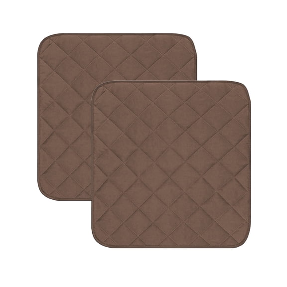 2Pcs Chair Pad Washable Waterproof Seat Protector Pad Nonslip Absorbent Washable Pad