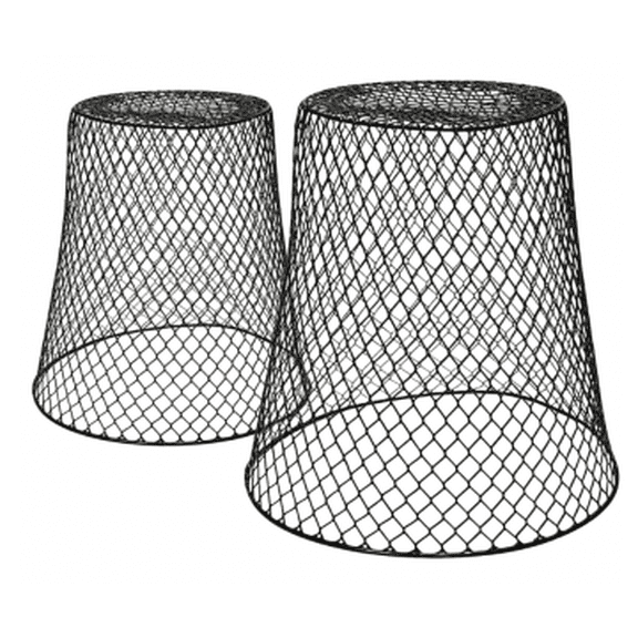 2Pcs Chicken Wire Cloche Plant Covers - Heavy Duty Metal Garden Protector, 9.13in Plant Cage for Animals, Squirrel & Bunny Barrier, Gardening Accessory