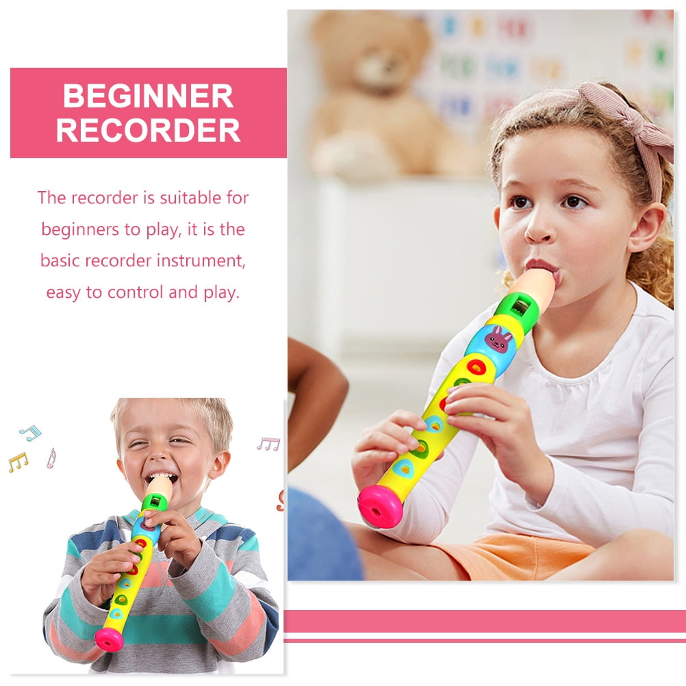 2Pcs Children Recorder 6-Hole Recorder Flute Instrument Music Wind ...