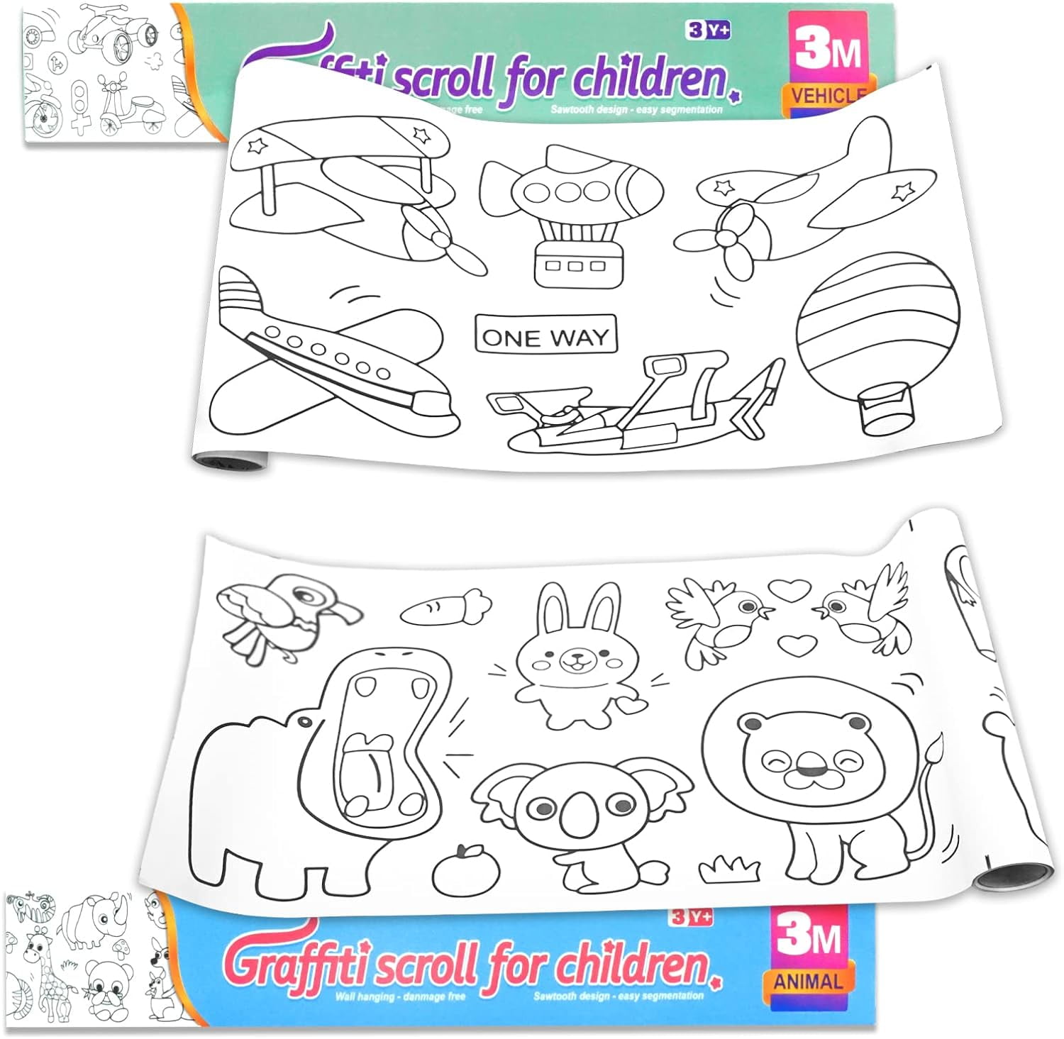 Reskid Drawing Paper Pad (12 x 18 inches) - 50 Sheets, 2-Pack Coloring Art  Pads for Kids, Sketch Kids (12x18) (12x18DRAWPAD)