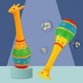 thumbnail image 1 of 2Pcs Childrens Maracas Under $5! Yrmaups Children's Maracas, Giraffe Shaped Early Education Musical Instrument, Hand Shaker Toy forkids, Sensory Sound Toy for Toddlers, 1 of 9
